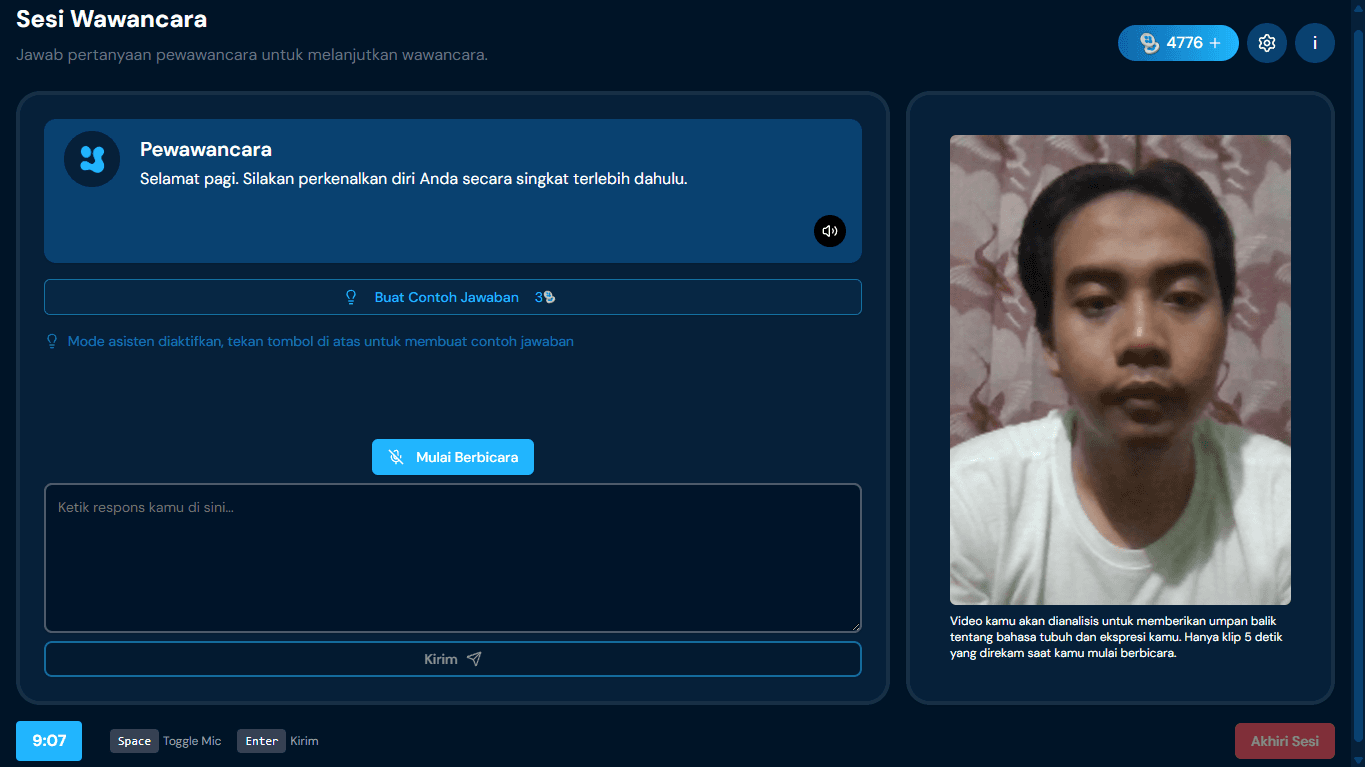Penggunaan Fitur Helper