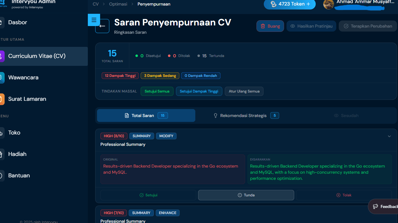 Pilih Bagian yang Ingin Disempurnakan